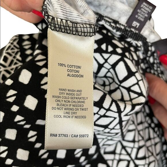 Rafaella Button Down 100% Cotton Jacket, sz Large - Picture 9 of 12